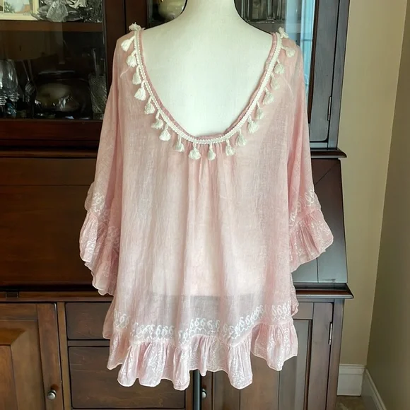 Shiraleah Blush Cover Up One Size - Picture 5 of 9